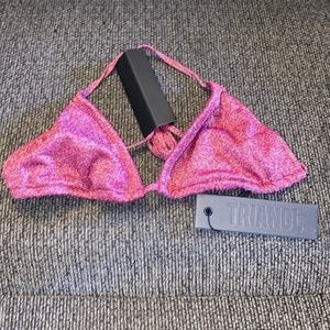Grape sparkling triangle bikini